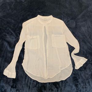 LOGG Striped Cotton Button Down Shirt